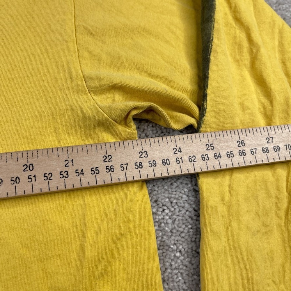 VINTAGE Nike Shirt Mens Large Yellow Just Do It Logo Brushstroke Y2K Grey Tag‎ - Picture 11 of 13